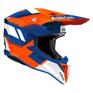Шлем Airoh WRAAAP VISION Orange/Blue глянцевый, S, фото 2