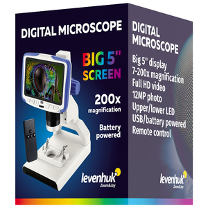 Микроскоп цифровой Levenhuk Rainbow DM500 LCD, фото 2