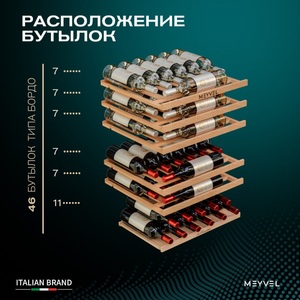 Винный шкаф Meyvel MV47PRO-KBB2, фото 10