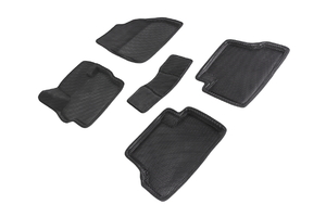 Коврики EVA 3D соты для Mazda 3 2009-2013 (черные, 95415), фото 1