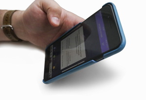 Чехол ZAVTRA для iPhone 7 Plus из натуральной кожи, голубой, фото 4