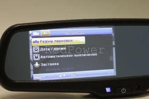 Зеркало заднего вида с видеорегистратором Redpower D43 крепление 1 + универсальная пластина U, фото 4