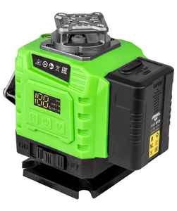 Лазерный нивелир AMO LN 4D-360-1 с зеленым лучом, фото 4