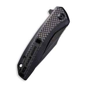 Складной нож CIVIVI Baklash 9Cr18MoV Steel Black Stonewashed Handle G10 Black Carbon, фото 6