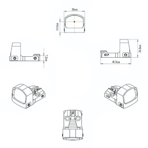 Коллиматорный прицел Vector Optics FRENZY-S 1x17x24 (SCRD-43), фото 8