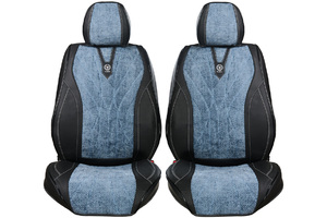 Накидка Seintex кожа вставка ткань (Париж) вставка серо-голубая, фото 1