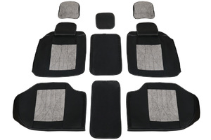 Накидка Seintex кожа вставка ткань (Париж) вставка серая, фото 3