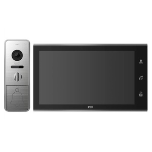 Комплект цветного видеодомофона черный CTV-DP4705AHD