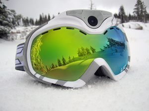 Видеомаска морозостойкая Liquid Image LIC338 W Snow Goggle Apex Series 1080P Full HD White, фото 2