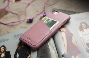 Чехол ZAVTRA для iPhone 7 из натуральной кожи, розовый, фото 3