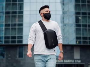 Рюкзак для планшета до 9,7 дюймов XD Design Bobby Sling, черный, фото 11