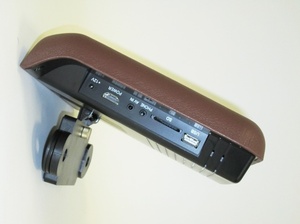 Навесной монитор на подголовник с диагональю 9" и встроенным DVD плеером TRINITY X-9F (Коричневый), фото 3