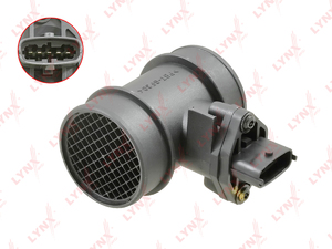 Датчик массового расхода воздуха LYNXauto DM-1455. Для: Opel, Опель, Astra(Астра) G/H 1.4 98-10 / Corsa(Корса) C 1.0-1.4 03-09., фото 3