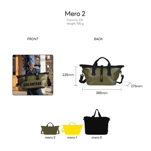 Влагозащитная сумка Stream Trail Mero 2 Onyx (Black) 23L, фото 4