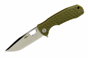 Нож Honey Badger Tanto D2 L (HB1402) с зелёной рукоятью, фото 1