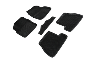 Коврики EVA 3D соты для Ford Focus III АКПП 2011-2015 (черные, 95251)