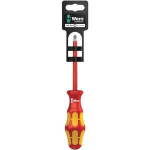 Отвёртка диэлектрическая PlusMinus Wera , 2 x 100 мм 165 i PZ/S VDE SB WE-100022, фото 1