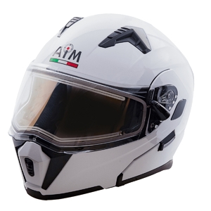 Шлем Снегоходный(б/м) AiM JK906 White Glossy XL