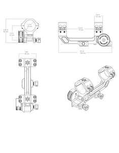 Крепление моноблок Vector Optics 30 мм на планку Picatinny (SCACD-24), фото 10