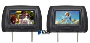Комплект автомобильных DVD подголовников ERGO ER704HD, фото 1