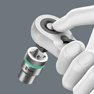 Набор с трещоткой WERA 8006 SC 1 Zyklop Hybrid, 1/2", 13 пр., фото 5