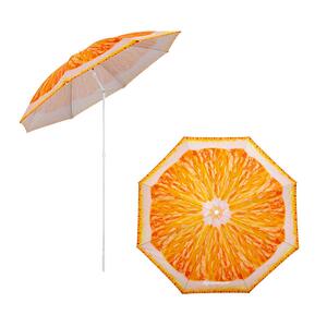 Зонт пляжный d 1,8м с наклоном Апельсин (19/22/170Т) (N-BU1907-180-О) NISUS, фото 1