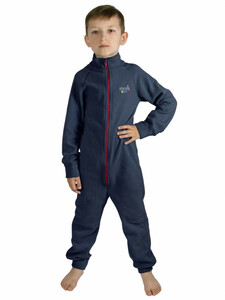 Комбинезон флисовый Norfin KIDS THERMO NAVY 04 (темно-синий р.140-146), фото 2