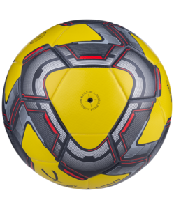 Мяч футбольный Jögel Grand №5, желтый/серый/красный, фото 7