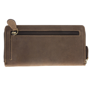 Бумажник Klondike Mary, коричневый, 19,5x10 см, фото 6