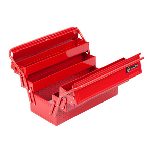 Ящик инструментальный, 5 отсеков, раскладной, красный МАСТАК 510-05420R, фото 1