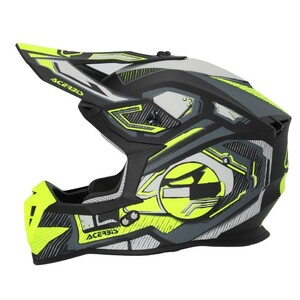 Шлем Acerbis LINEAR 22-06 Black/Fluo-Yellow (L), фото 1