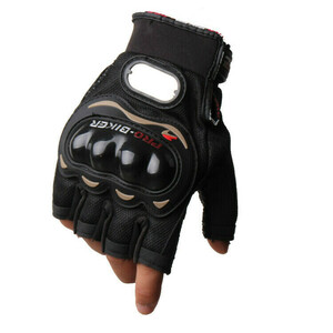 Перчатки Pro-Biker MCS-04 (БЕЗ ПАЛЬЦЕВ) Black M, фото 1