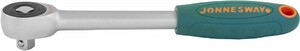 JONNESWAY R6604 Рукоятка трещоточная ротационная со сквозным приводом 1/2"DR, 60 зубцов, 290 мм, фото 1