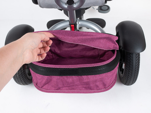 Велосипед коляска трехколесный с ручкой, Tech Team Luxury music фиолетовый 2026, фото 19