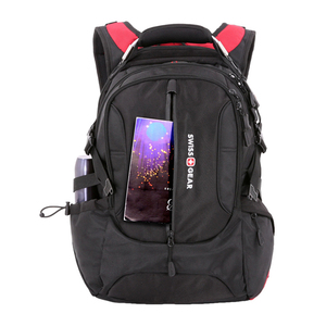 Рюкзак Swissgear 15”, черный/красный, 36х17х50 см, 30 л, фото 4