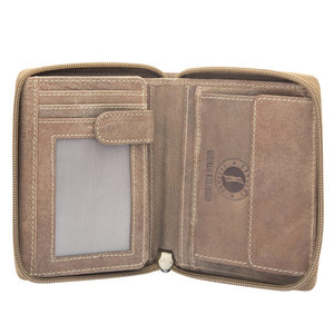 Бумажник Klondike Dylan, коричневый, 10,5x13,5 см, фото 3