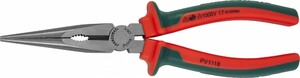 JONNESWAY PV1118 Длинногубцы диэлектрические прямые с двухкомпонентными рукоятками, 200 мм, фото 1