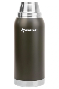 Термос (N-TM-039-K) 1000ML (2 крышки-кружки) Nisus, фото 3