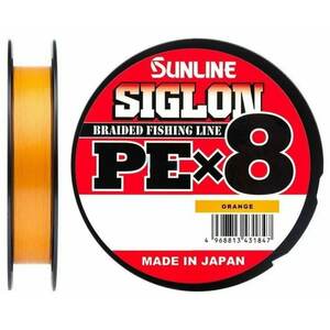 Шнур плетеный Sunline SIGLON PE×8 300M(Orange) #4/60LB, фото 3
