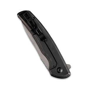 Складной нож SENCUT Tynan 10Cr15CoMoV Steel Gray Stonewashed Handle Stainless Black, фото 5
