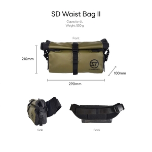 Гермосумка поясная Stream Trail SD Waist Bag II Sand 6L, фото 4