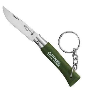 Нож-брелок Opinel №4, нержавеющая сталь, зеленый, 002054, фото 1