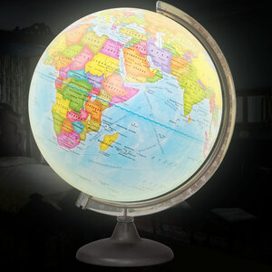 Глобус политический диаметром 320 мм, с подсветкой