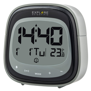 Часы цифровые Explore Scientific Dual с будильником, черные, фото 1