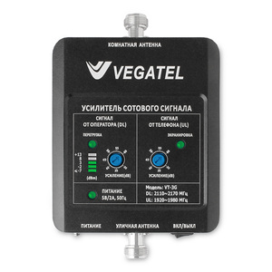 Готовый комплект усиления сотовой связи VEGATEL VT-3G-kit (дом, LED), фото 2