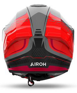 Шлем Airoh MATRYX ROCKET Red Fluo Gloss XXL (глянцевый), фото 3