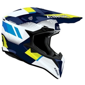 Шлем Airoh WRAAAP VISION Yellow/Blue глянцевый, XXS, фото 3