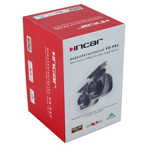 Автомобильный видеорегистратор INCAR VR-982 GPS (2 камеры), фото 2