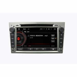 Штатная магнитола CARMEDIA KD-7408-g DVD Opel Astra H, Vectra С, Corsa D, Antara, Vivaro, Meriva, Zafira (темно-серый), фото 6