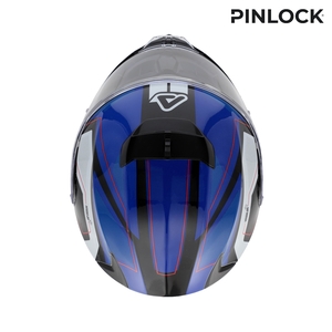 Шлем Acerbis SEREL 22-06 blue/white глянцевый S, фото 6